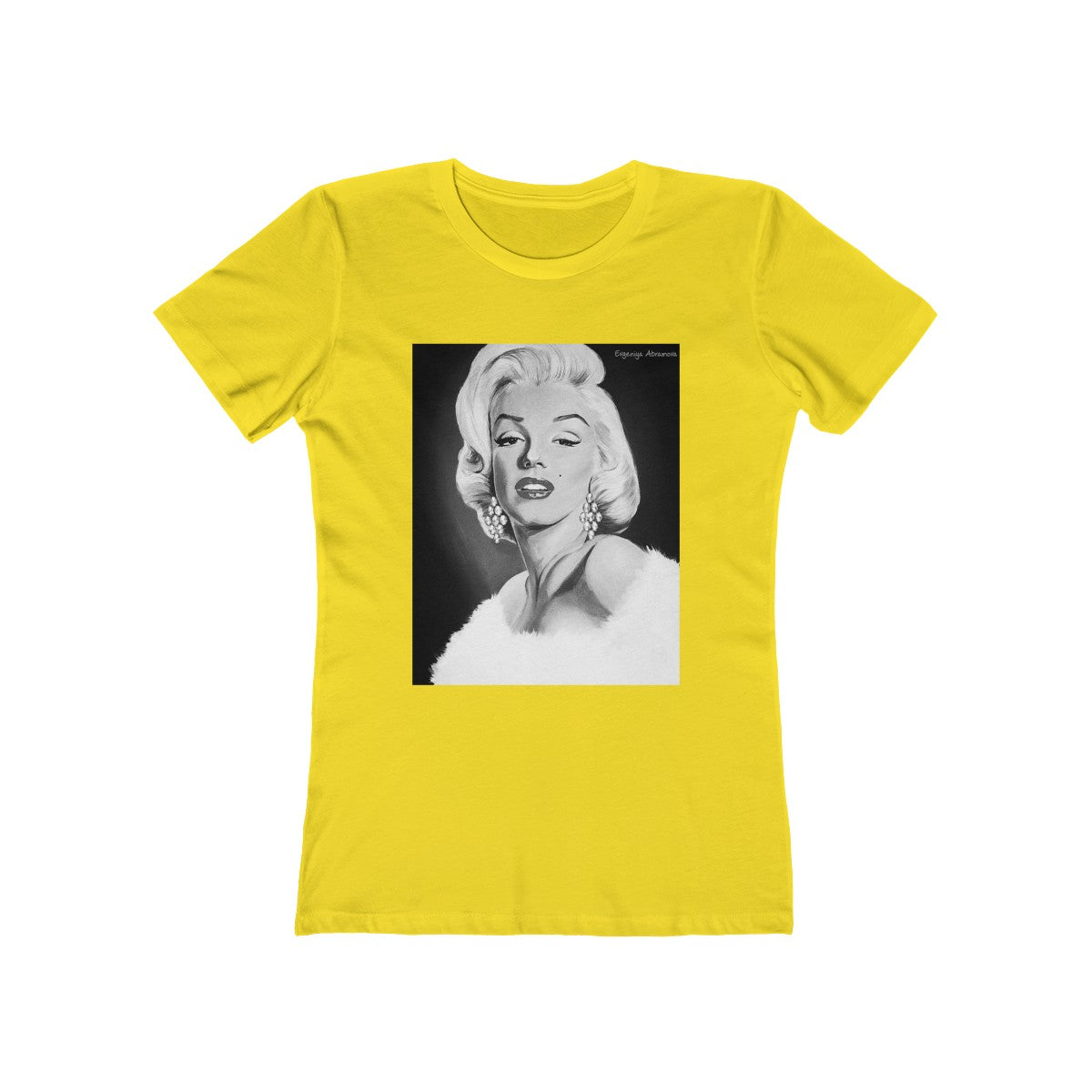 🔻Marylin Monroe in Black & White - Women's The Boyfriend Tee