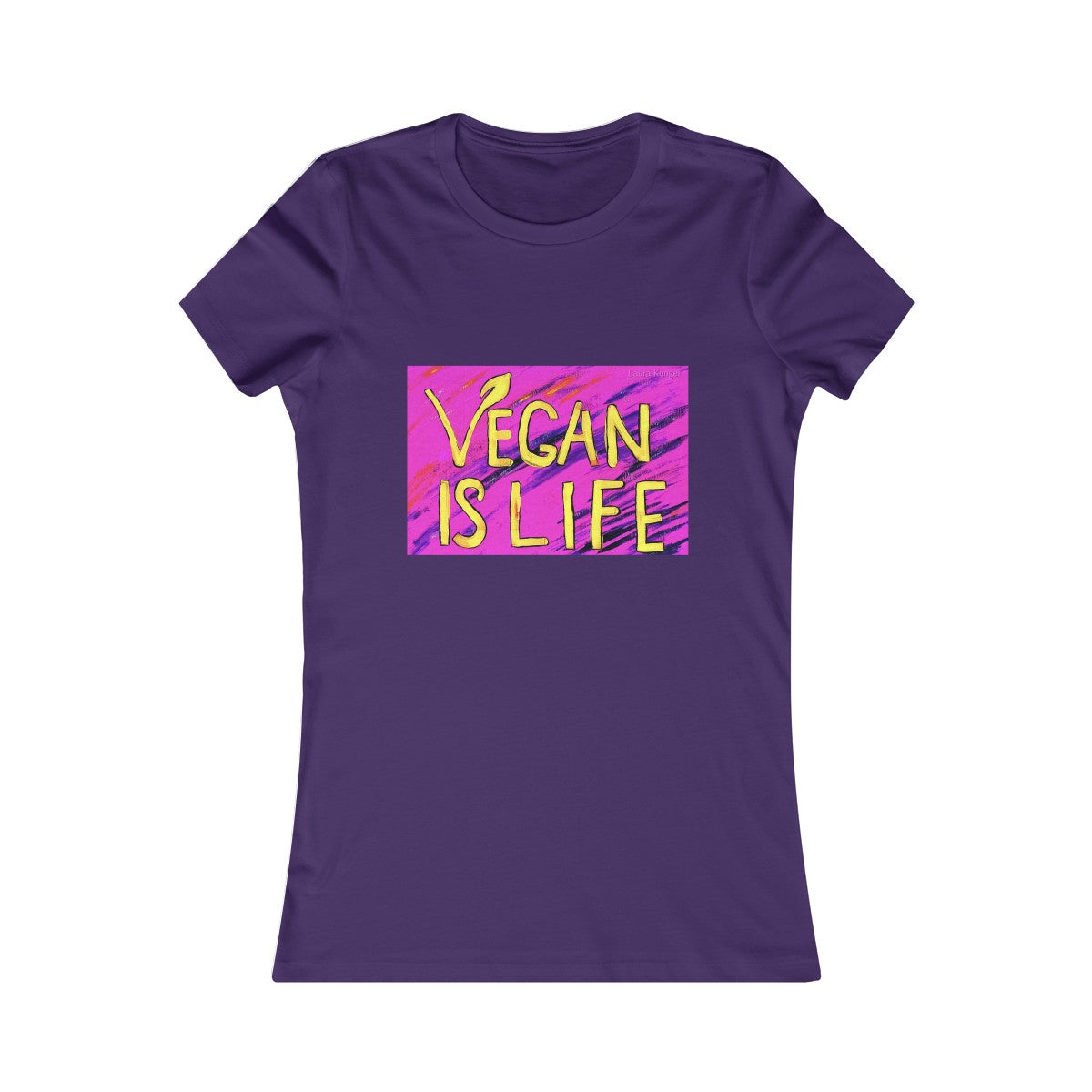 💕 Vegan is Life - Women's Favorite Tee