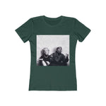 Marylin Monroe and 2 Pac - Women's The Boyfriend Tee