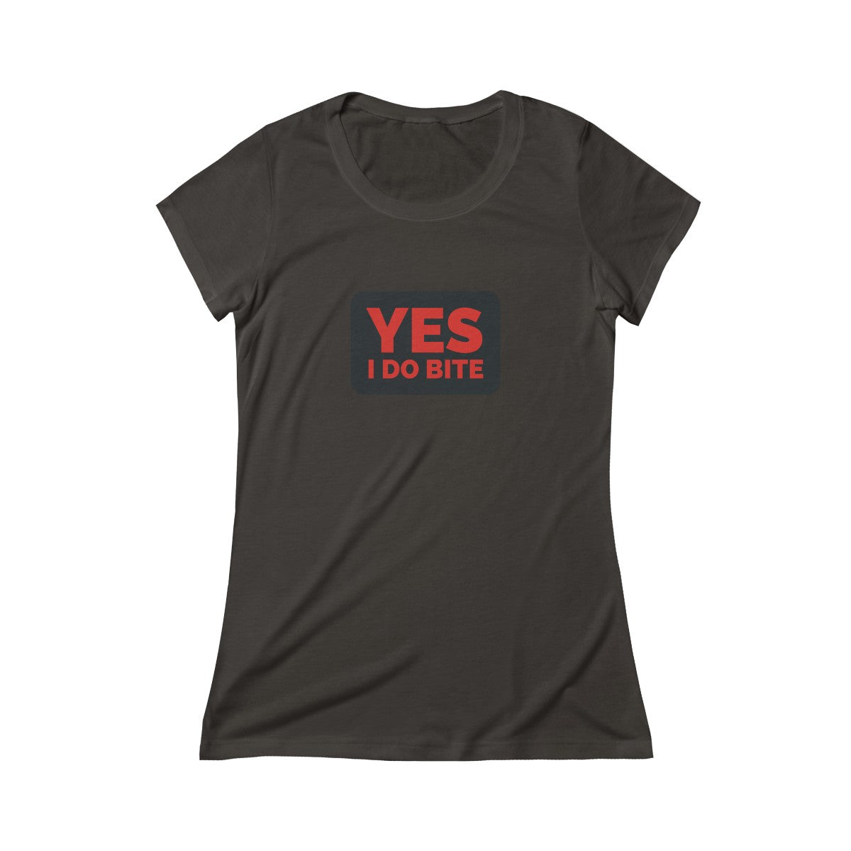 YES I DO BITE - Triblend Short Sleeve Tee