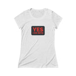 YES I DO BITE - Triblend Short Sleeve Tee