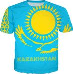 Kazakhstan flag T-shirt