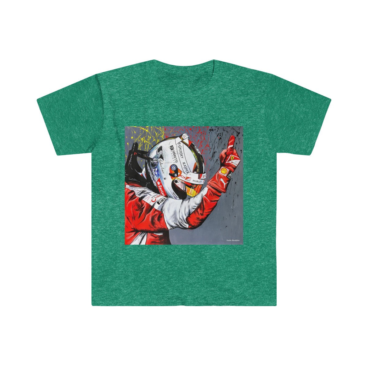 SEBASTIAN VETTEL Men's Fitted Short Sleeve Tee