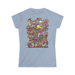In the center of... - Women's Softstyle Tee