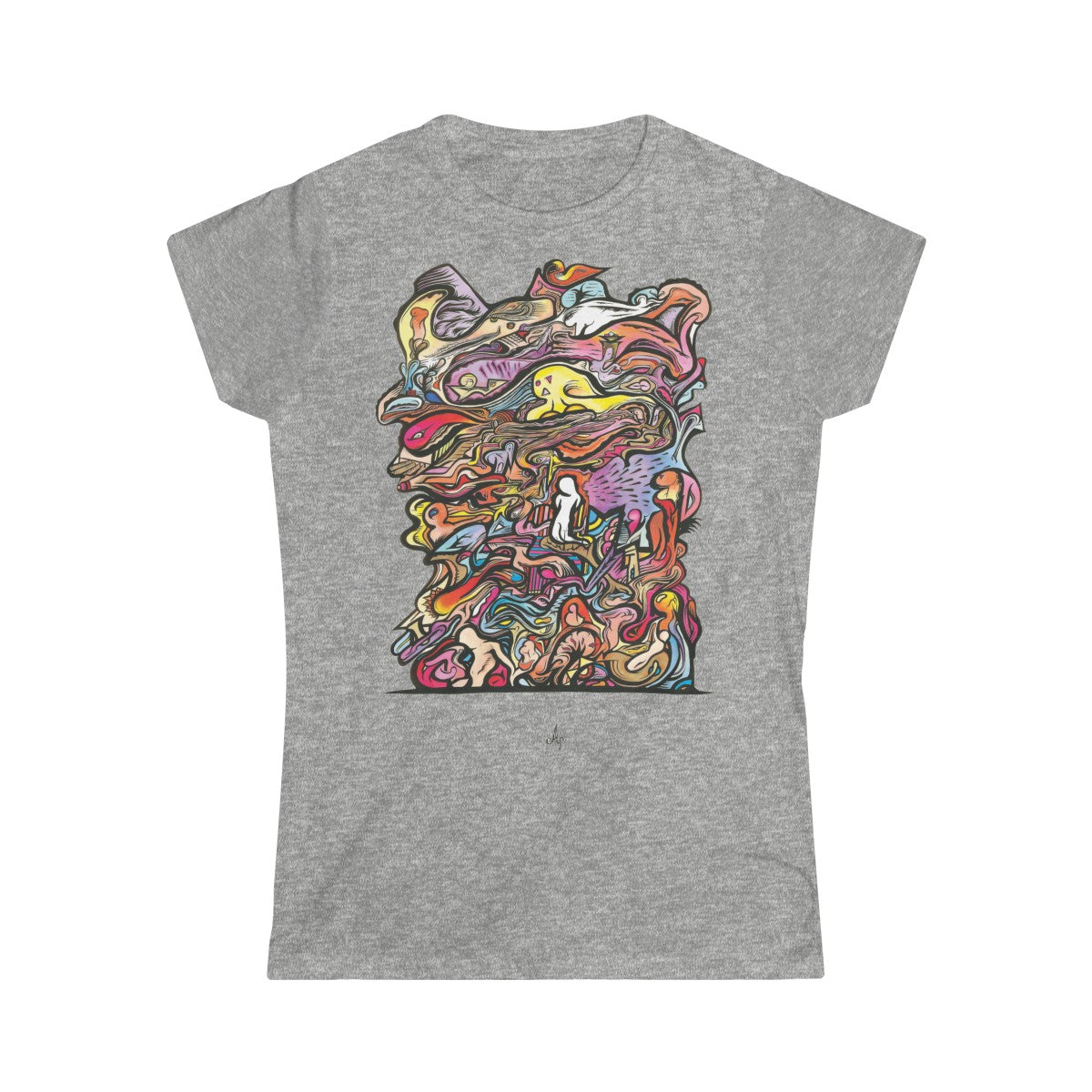 In the center of... - Women's Softstyle Tee