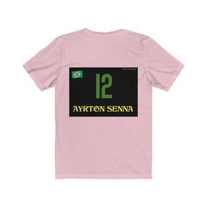 🔻AYRTON SENNA #12 🇧🇷 - Unisex Jersey Short Sleeve Tee